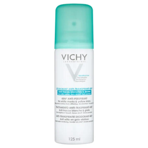 VICHY DERMO-TOLÉRANCE DÉODORANT ANTI-TRANSPIRANT 48H ANTI-TRACES 125ML