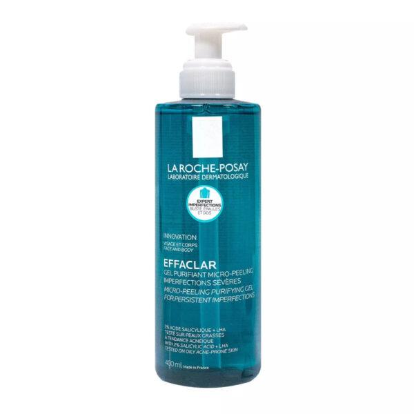 LA ROCHE POSAY EFFACLAR GEL PURIFIANT MICRO-PEELING PEAU GRASSE ACNEIQUE | 400ML