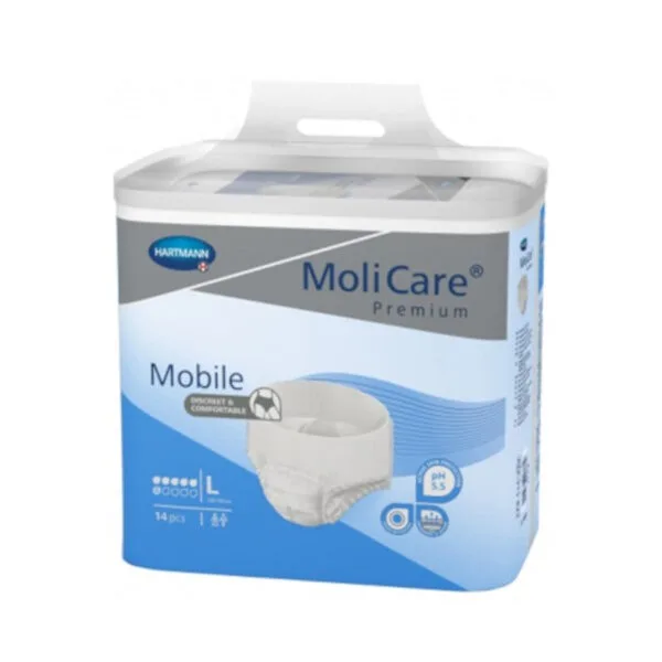 HARTMANN MOLICARE MOBILE SLIP ABSORBANT  LARGE/JOUR X 14 UNITES