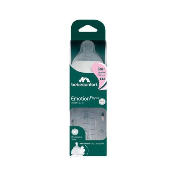 BEBE CONFORT BIB PP EMOTION PHYSIO URBAN GARDEN BLEU 6M+ 360ML REF 3102209170