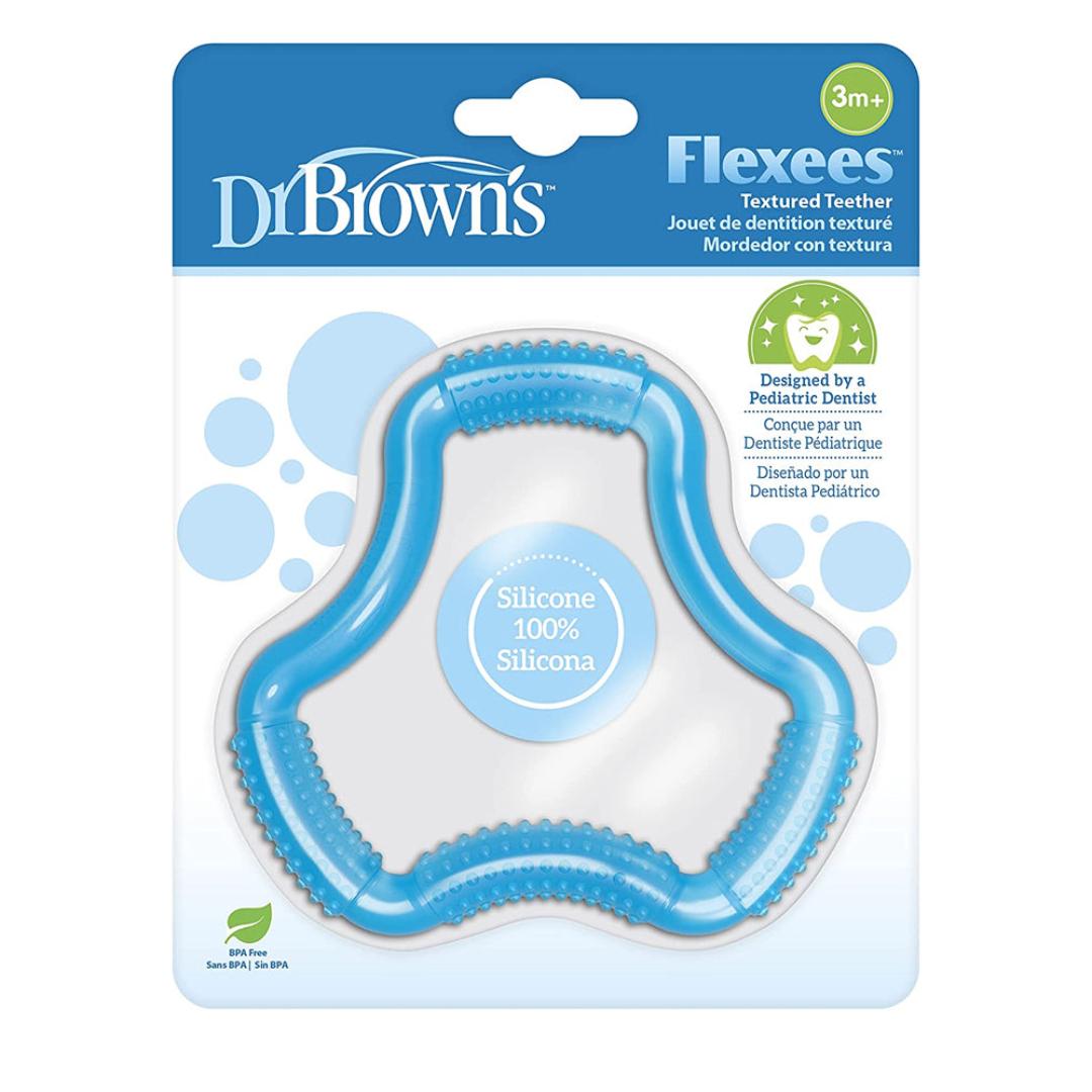 DR BROWNS FLEXEES ANNEAU DE DENTITION BLEU TE102