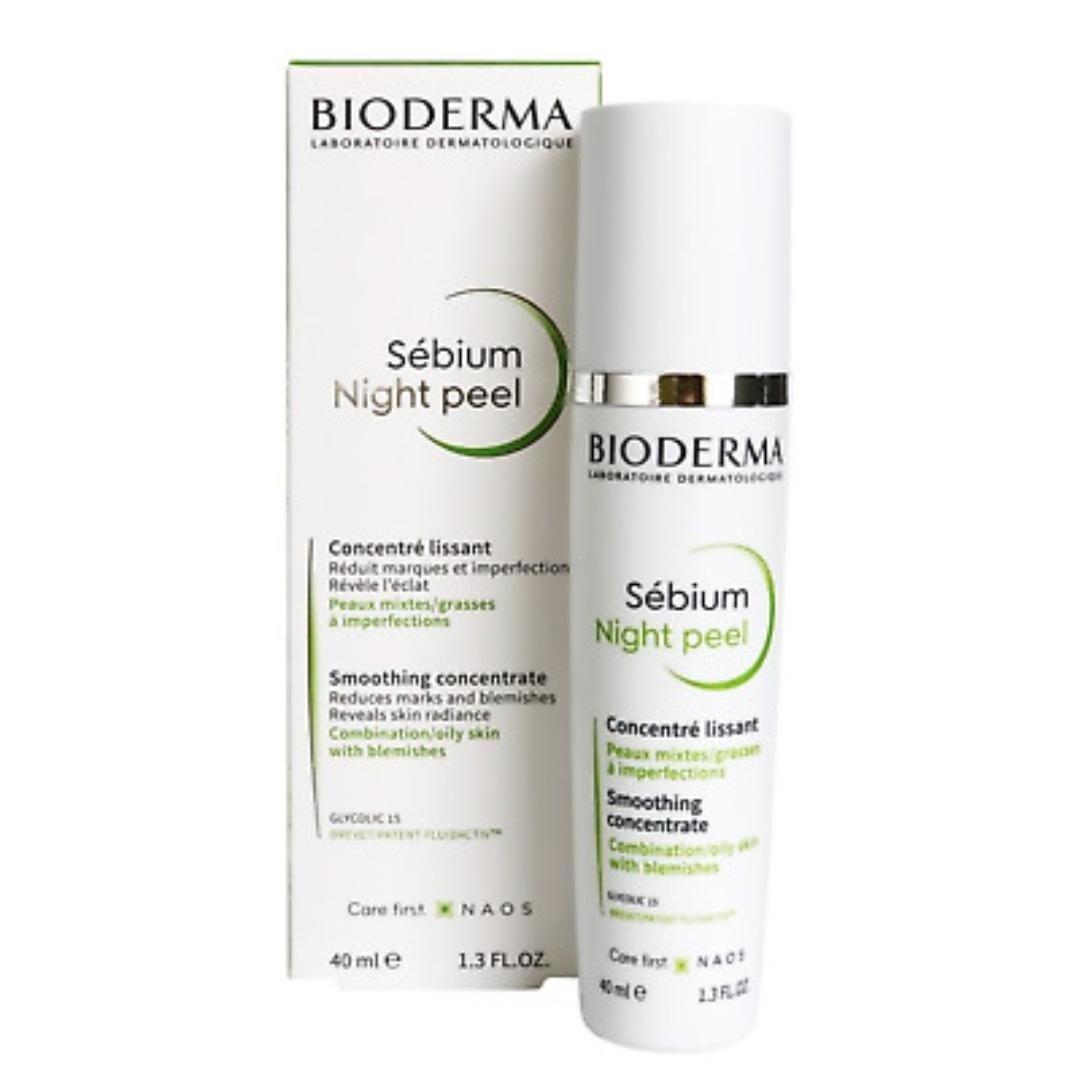 BIODERMA SEBIUM NIGHT PEEL CONCENTRE LISSANT 40ML
