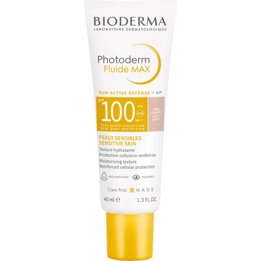 BIODERMA PHOTODERM MAX FLUIDE SPF100 TEINTE TRES CLAIRE 40ML