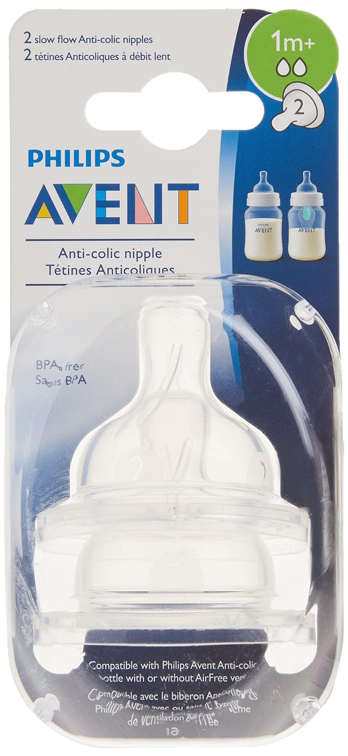AVENT 2 TETINES 1M+ 2T SCF632/27
