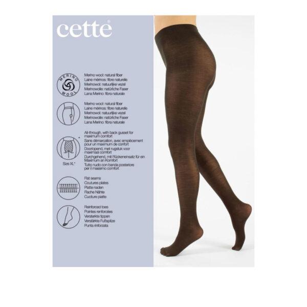 SVELTESSE LEGGING OPAQUE 100 DEN CHOCOLAT M