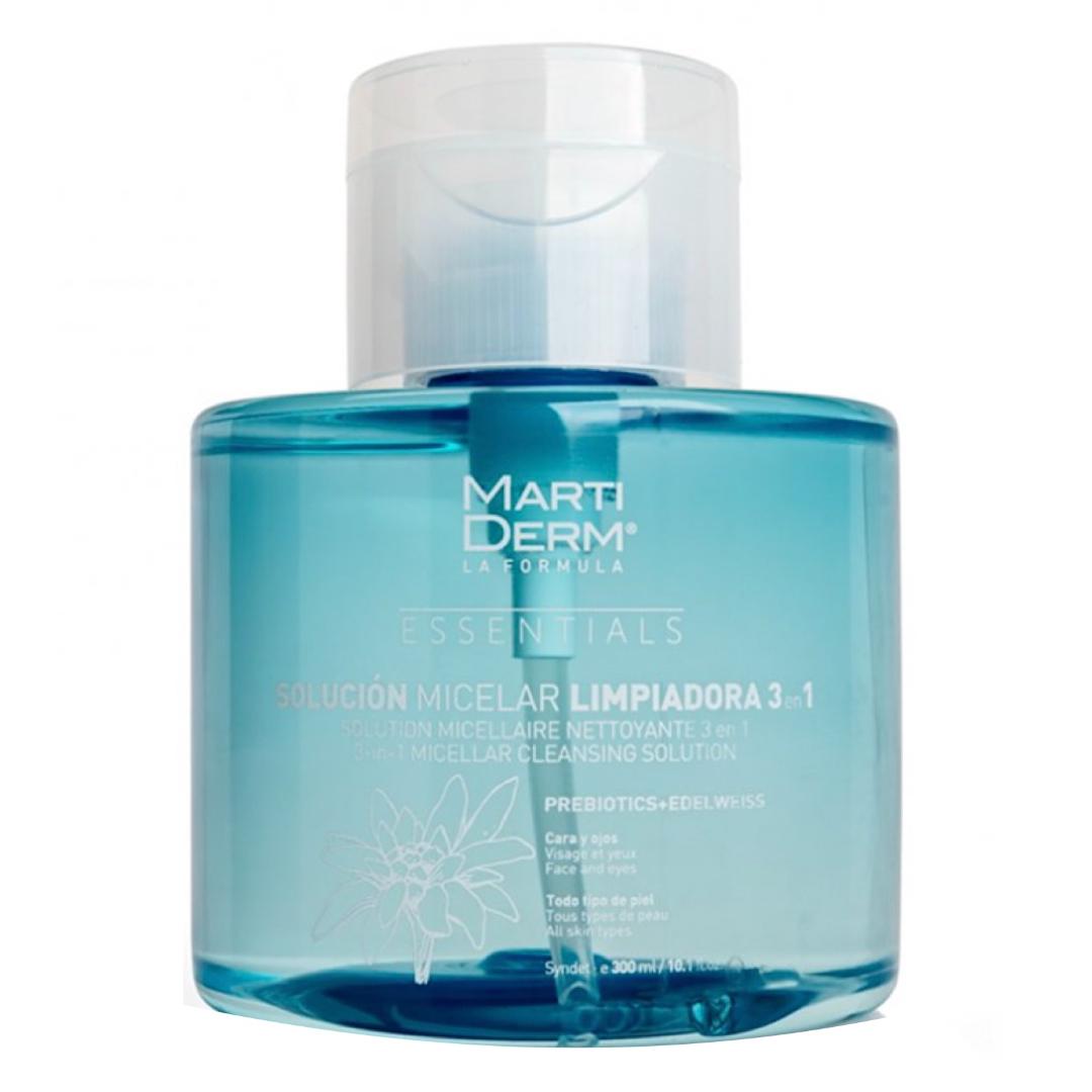 MARTIDERM ESSENTIALS SOLUTION MICELLAIRE NETTOYANT 3EN1 300ML