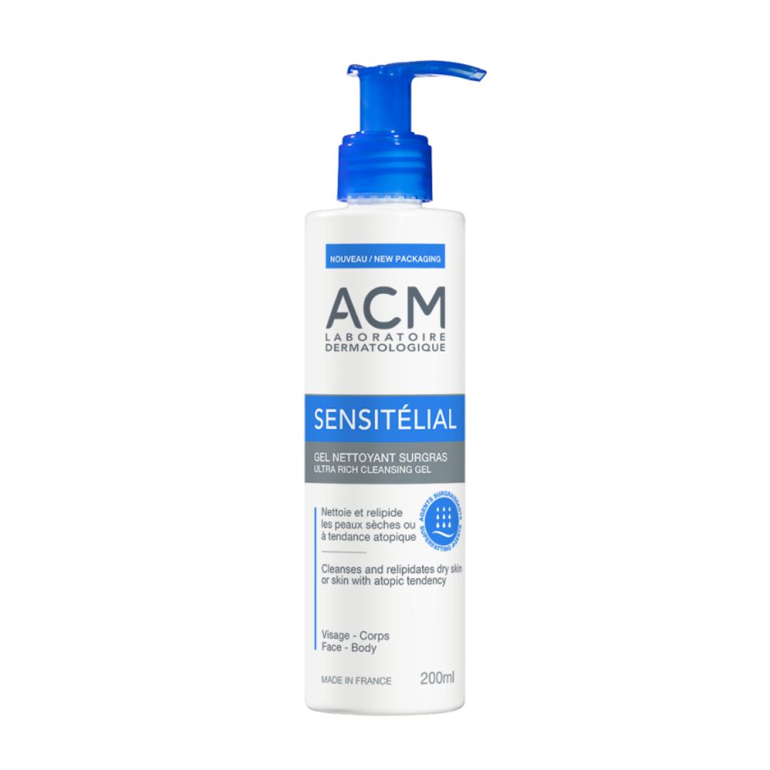 ACM SENSITELIAL GEL NETTOYANT SURGRAS 200ML