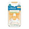 DR BROWNS 2 TETINES SILICONE NARROW LEVEL3 6M+ 332INTL