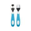 DR BROWNS SOFT GRIP SPOON & FORK SET CORAL TF027