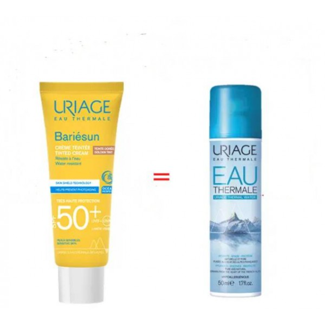 URIAGE BARIESUN CREME TEINTE SPF50 +EAU THERMAL 50ML
