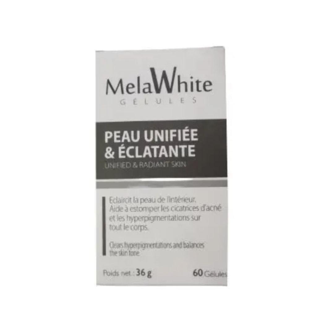 MELAWHITE GELULES PEAU UNIFIEE ET ECLATANTE 60 GELULES