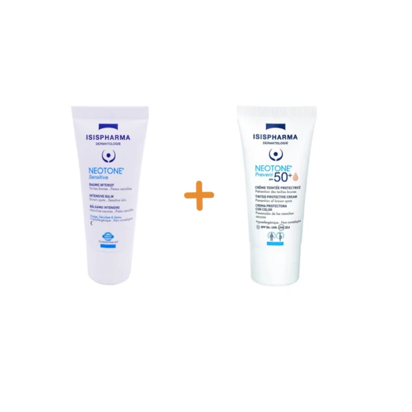 ISISPHARMA NEOTONE SENSITIVE BALM BAUME INTENSIF 30ML+ NEOTONE PREVENT SPF50+TEINTE 30ml