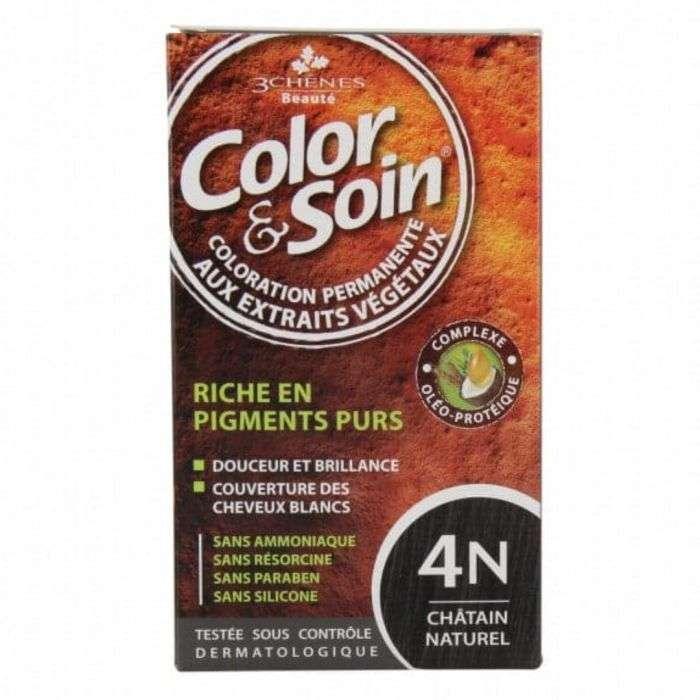 3 CHENES COLOR & SOIN 4N CHATAIN NATUREL