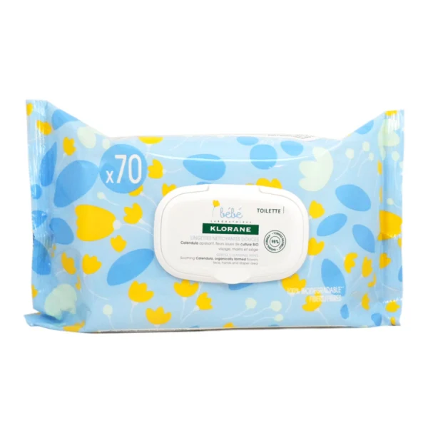 KLORANE BEBE LINGETTES DOUCE 25 UNITES