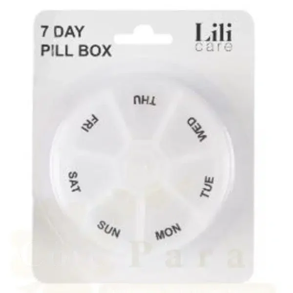 LILI CARE PILL BOX SEMAINE PM