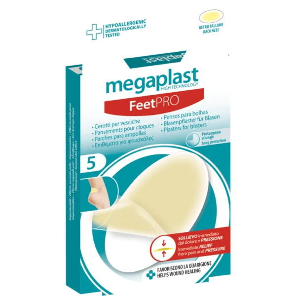 MEGAPLAST Heel Blister Plasters, 5 pcs