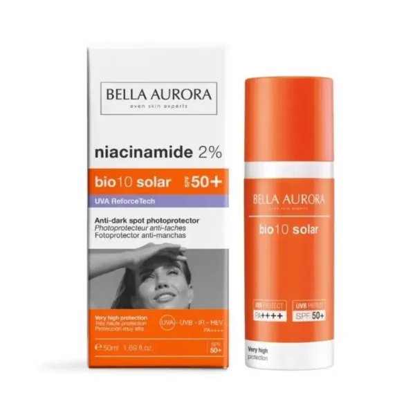 BELLA AURORA ECRAN SOLAIRE BIO 10 SOLAR NIACINAMIDE SPF 50+ 50ML