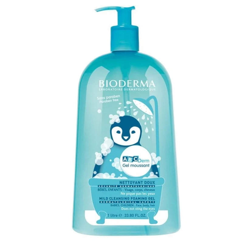 BIODERMA ABCDERM GEL MOUSSANT 1L