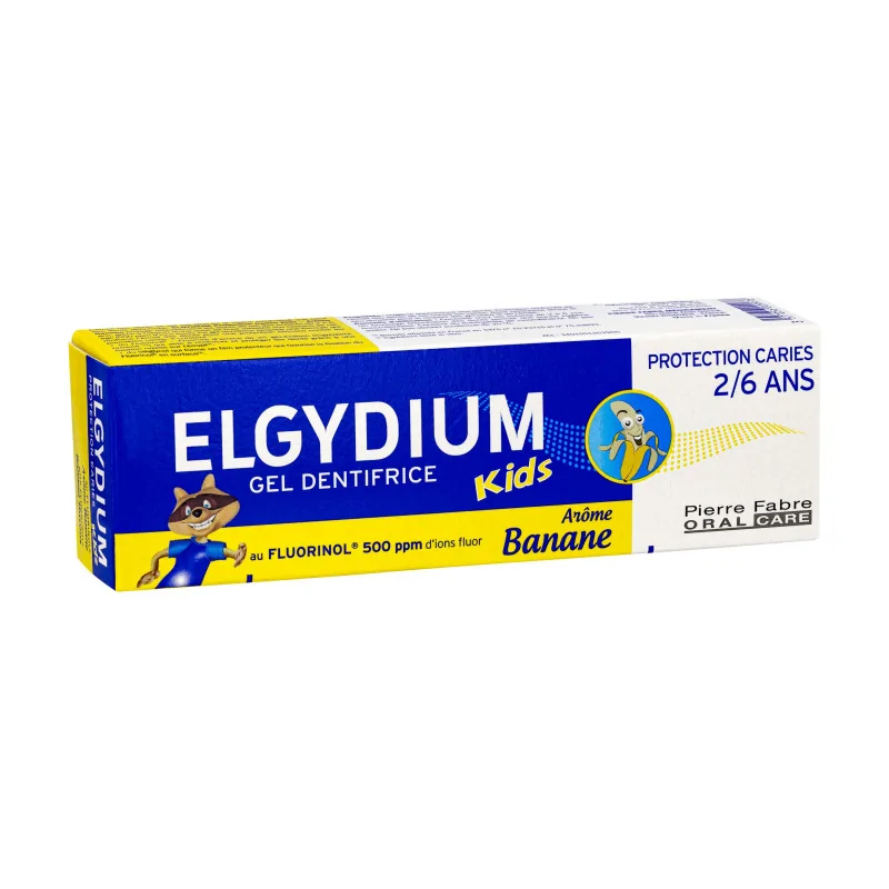 ELGYDIUM DENTIFRICE KIDS BANANE 50ML