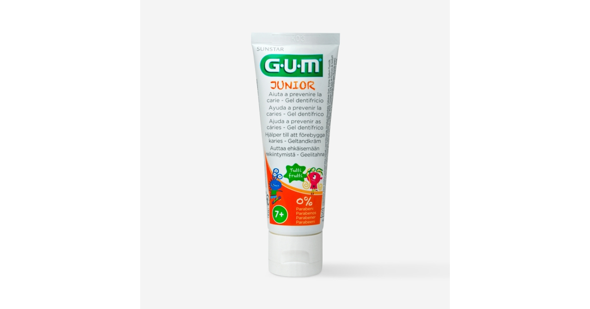 GUM DENTIFRICE JUNIOR DE 7 -12ANS 3004