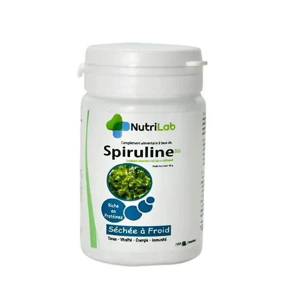 NutriLab Spiruline Bio 120 Comprimés