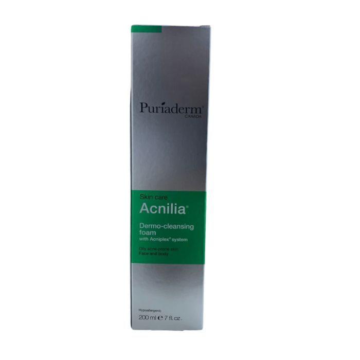 Puriaderm Acnilia Mousse Nettoyant 200ml