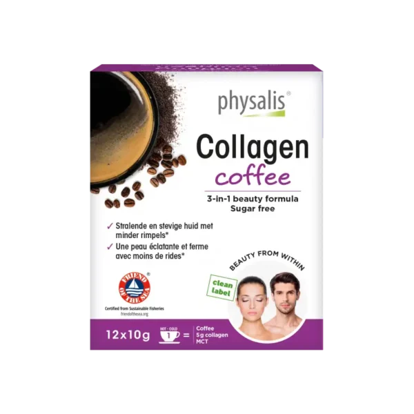 PHYSALIS COLLAGEN COFFEE 3EN1 B12 SACHETS