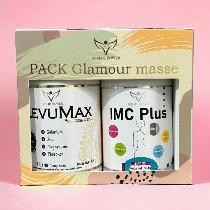 HEALTH POWER PACK Glamour masse IMC Plus 90 Gélules + LevuMax 120 Comprimés