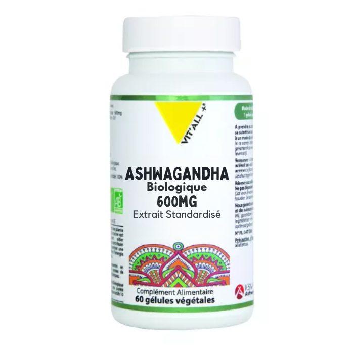 VITALL + ASHWAGANGHA BIOLOGIQUE 600 MG 60 GELULES