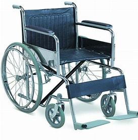 FAUTEUIL ROULANT ADULTE CHROME BASIC REF 0037