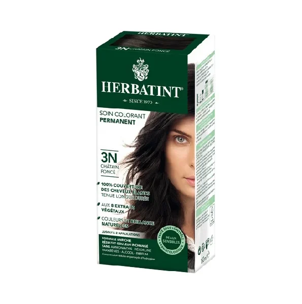 HERBATINT SOIN COLORANT PERMANENT 3N CHATIN FONCE