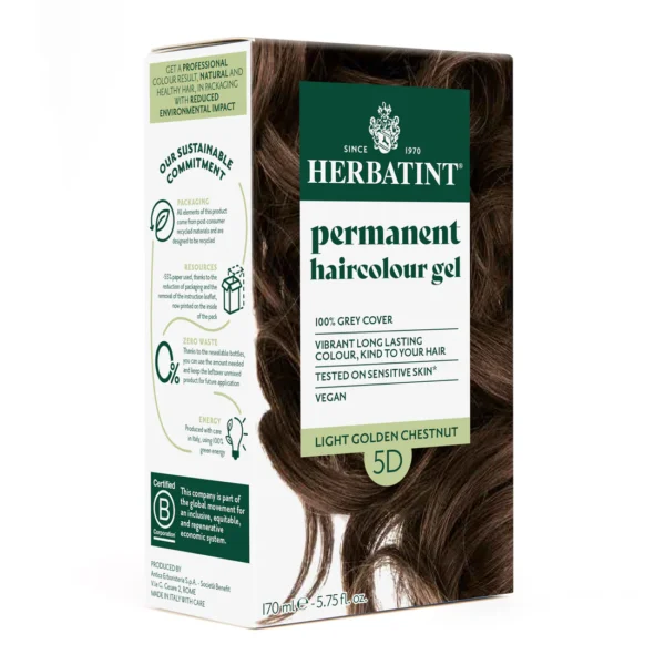 HERBATINT SOIN COLORANT PERMANENT 5D CHATIN CLAIR DORE