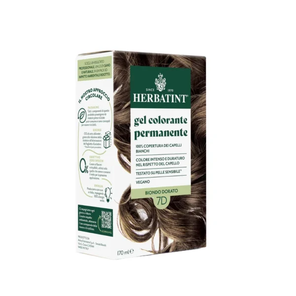 HERBATINT SOIN COLORANT PERMANENT 7D BLOND DORE