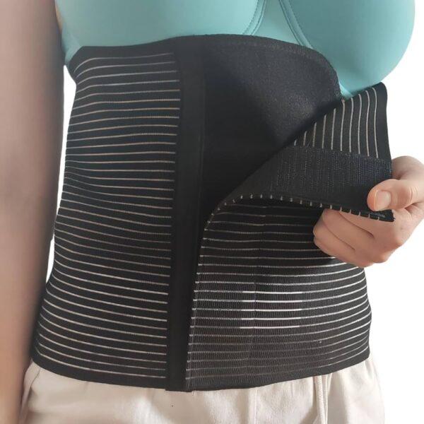 ceinture abdominale lombaire noire