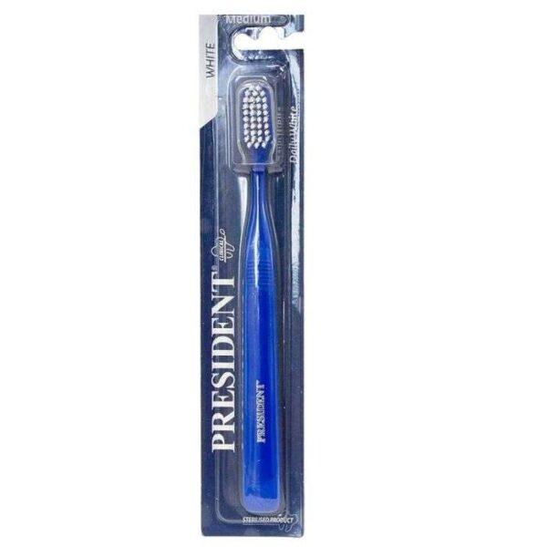 PRESIDENT BROSSE A DENT WHITE