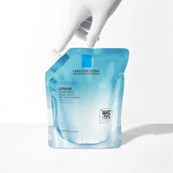 LA ROCHE POSAY LIPIKAR SURGRAS CREME LAVANTE RECHARGE 400 ML
