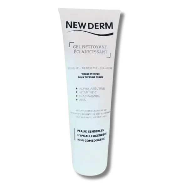 NEW DERM GEL NETTOYANT ECLAIRCISSANT 250ML