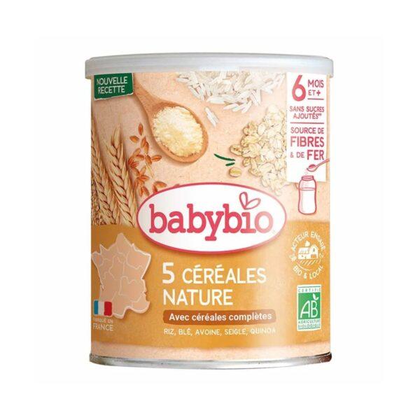 Babybio Céréales nature bio 6 mois et plus 220g