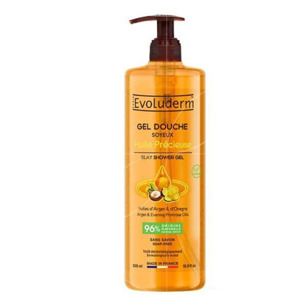 EVOLUDERM GEL DOUCHE SOYEUX HUILE PRECIEUSE 500ML