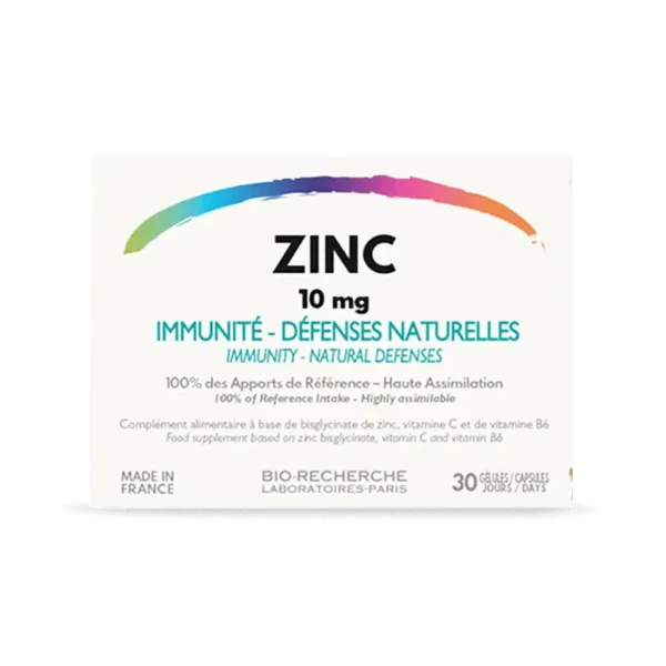 BIO-RECHERCHE ZINC 10MG | 30 GELULES