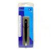 Electroplated Square Tip Tweezers Black #409B