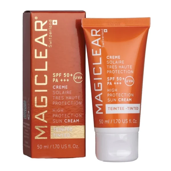 MAGICLEAR crème solaire anti-âge teintée spf50+ | 50ml