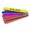 OR Bleu Colored Mini Plastic Nail Files CT-438