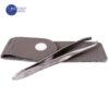 Or Bleu CT-408 Square Tip Tweezers(Non-Slip Grip)