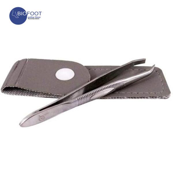 Or Bleu CT-408 Square Tip Tweezers(Non-Slip Grip)