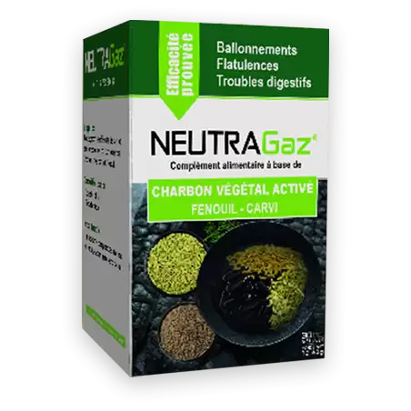NEUTRAGAZ CHARBON VEGETAL ANTI BALLONNEMENTS 30 GELULES