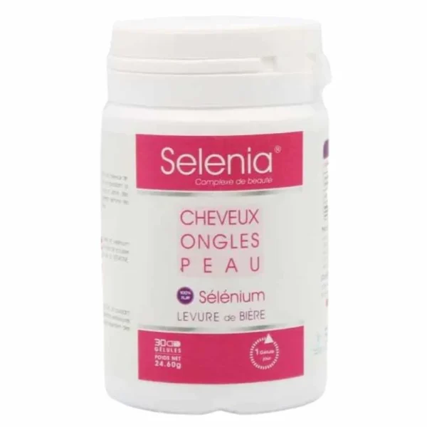 Selenia Cheveux, Ongles et Peau Sélénium Levure de Bière – 30 Gélules