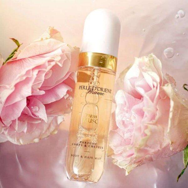 FRESH MUSC BRUME PARFUMEE PERLE D'ORIENT CORPS ET CHEVEUX 80ML