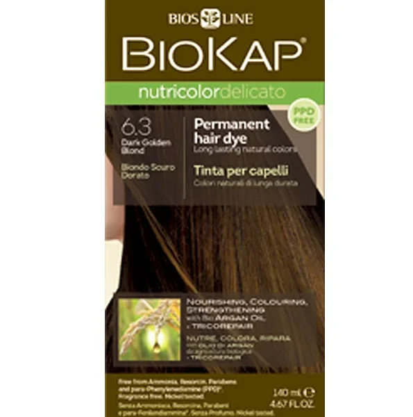 Biokap – Nutricolor Delicato 6.3 Blond foncé doré