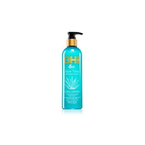 CHI - ALOE VERA WITH AGAVE NECTAR CURLS DEFINED SHAMPOO 340ML